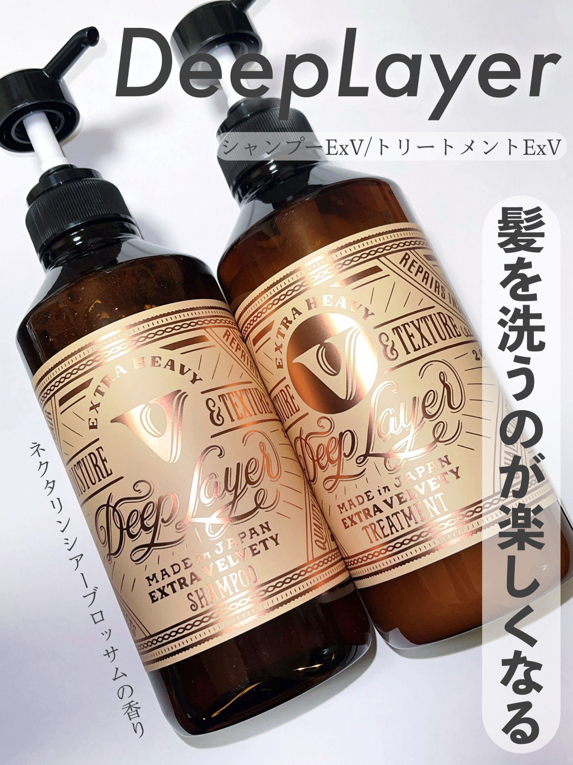 ディープレイヤー シャンプーExV/トリートメントExV 【プロフェッショナルユース】/DeepLayer/サロンシャンプーを使ったクチコミ（1枚目）