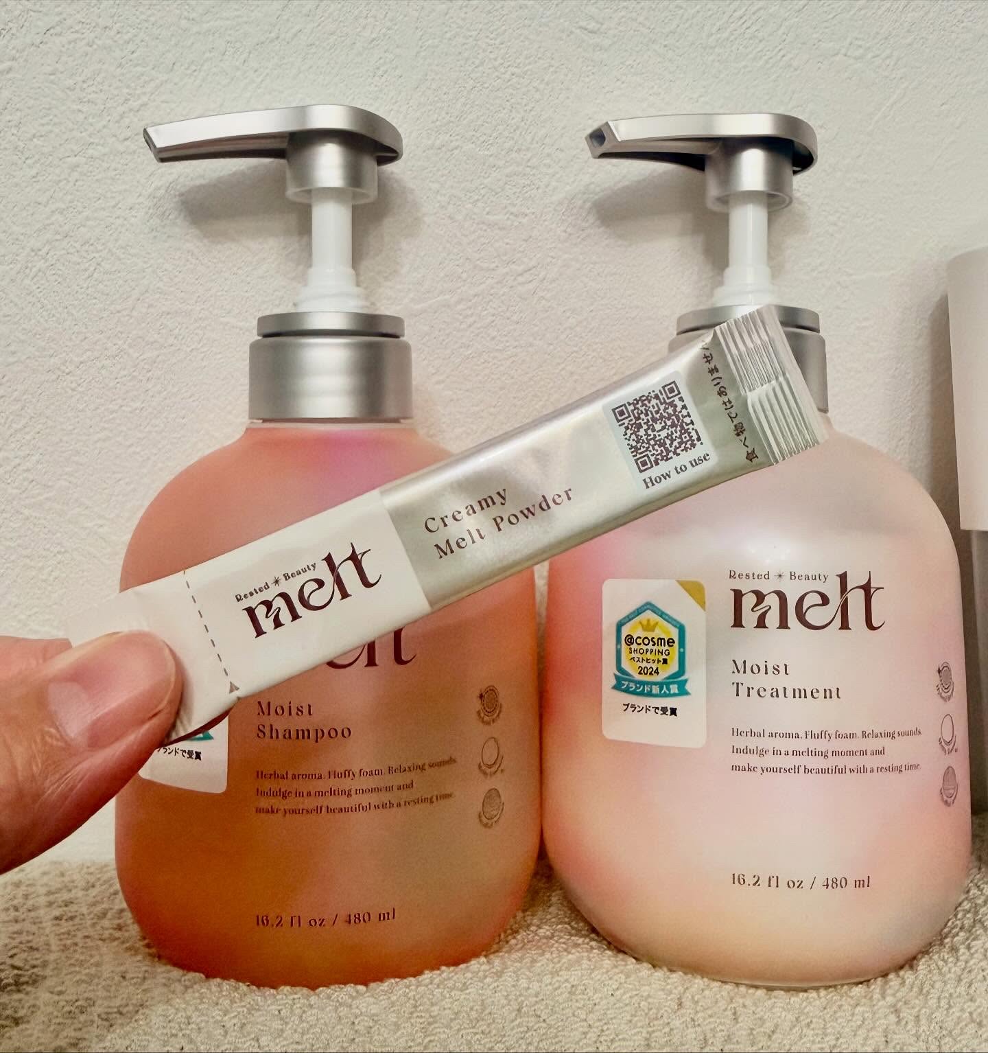 クリーミーメルトパウダー/melt/市販シャンプーを使ったクチコミ（2枚目）