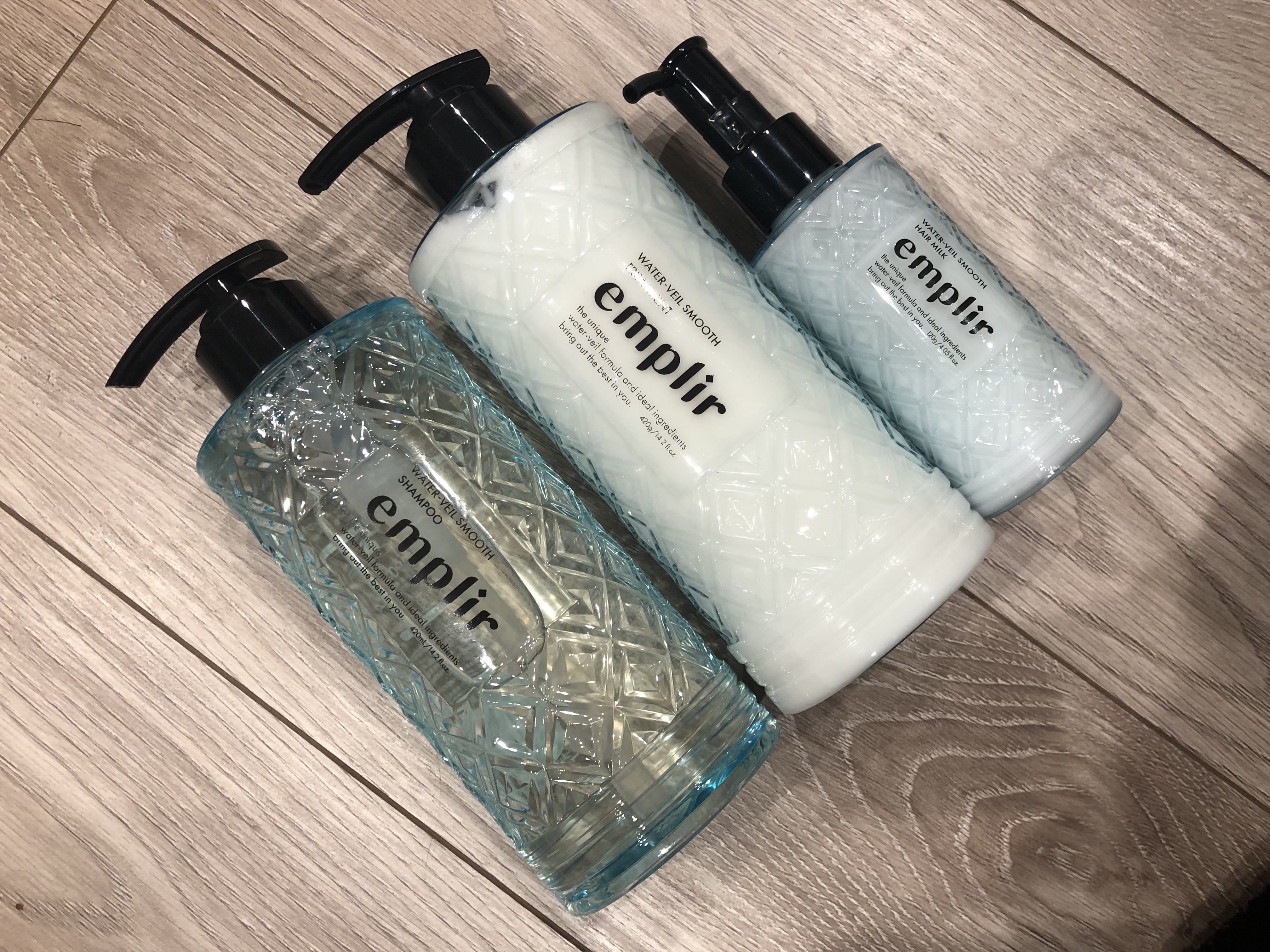 ウォーターベール スムース シャンプー／トリートメント/emplir/市販シャンプーを使ったクチコミ（1枚目）