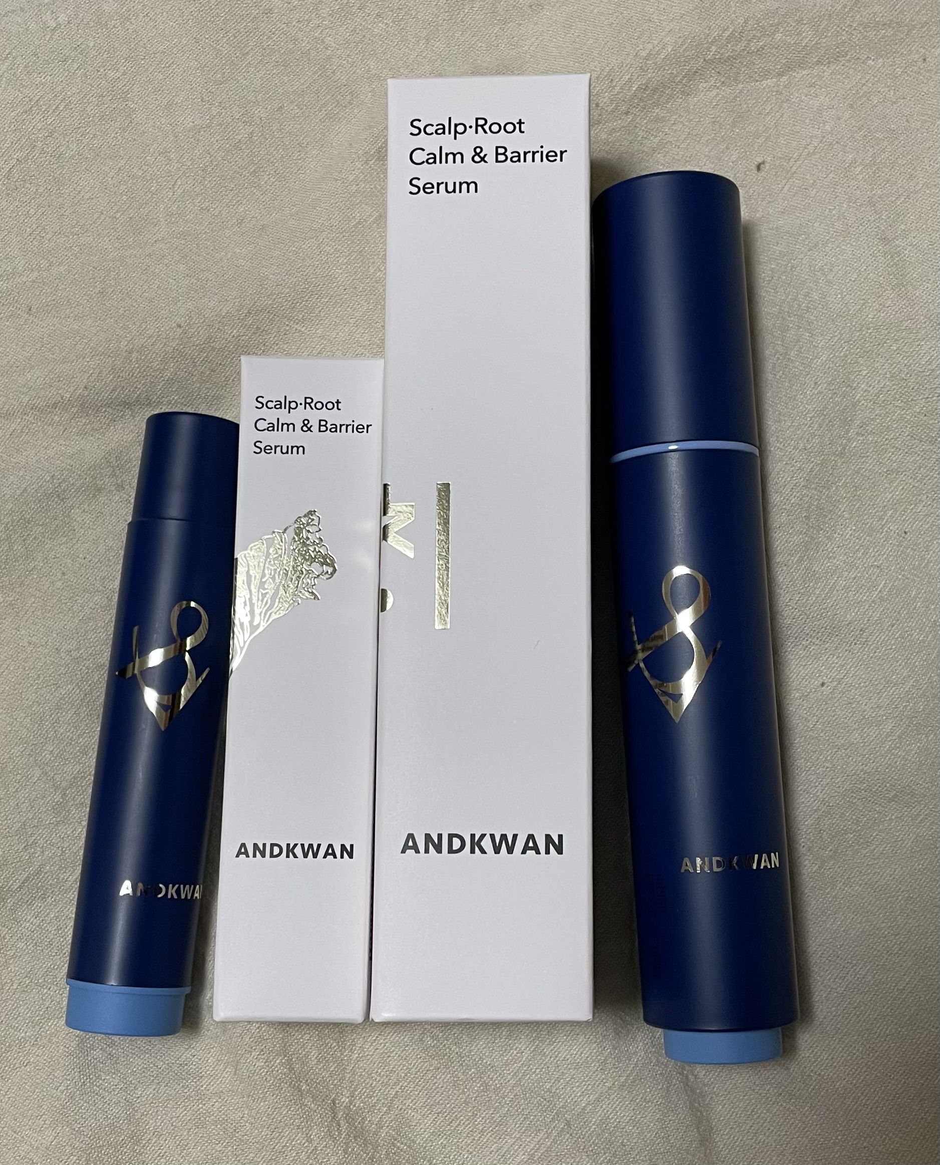 Scalp Root Calm & Barrier（コンブ一体型＋リフィル セット）/ANDKWAN/スカルプブラシを使ったクチコミ（1枚目）