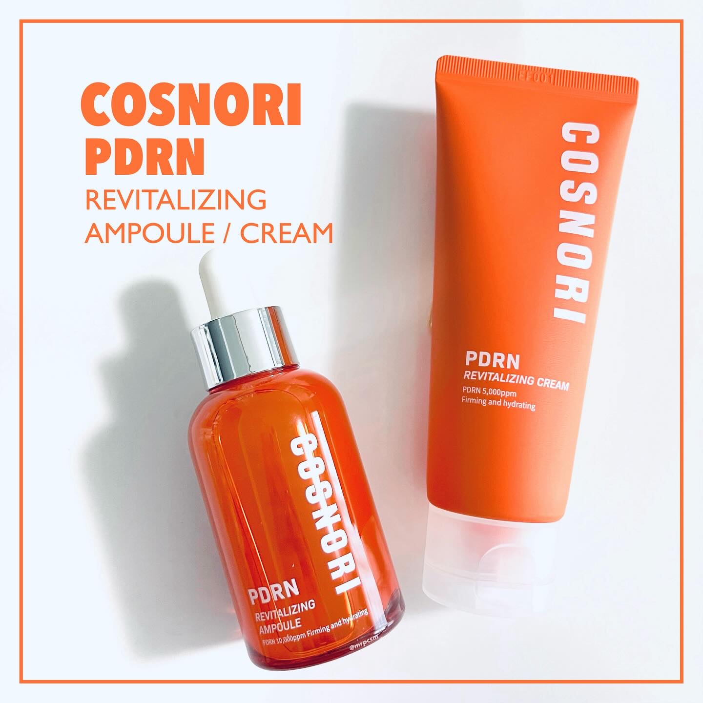 .
#PR

★コスノリ
　PDRNリバイタライジング美容液
　PDRNリバイタライジングクリーム

どちらもべたつかず馴染みがよくて気に入ったよ🧡

クリームと美容液を1：1で混ぜて重ね塗って集中ケアも✨

#COSNORI  #コスノ