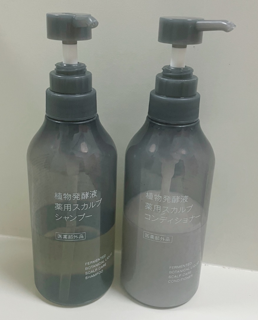 植物発酵液 薬用スカルプ シャンプー／コンディショナー 医薬部外品/無印良品/シャンプー・コンディショナーを使ったクチコミ（1枚目）