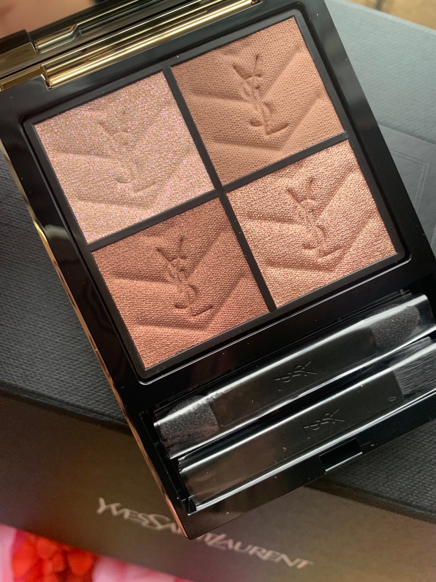クチュール ミニ クラッチ/YVES SAINT LAURENT BEAUTE/アイシャドウパレットを使ったクチコミ(4枚目)