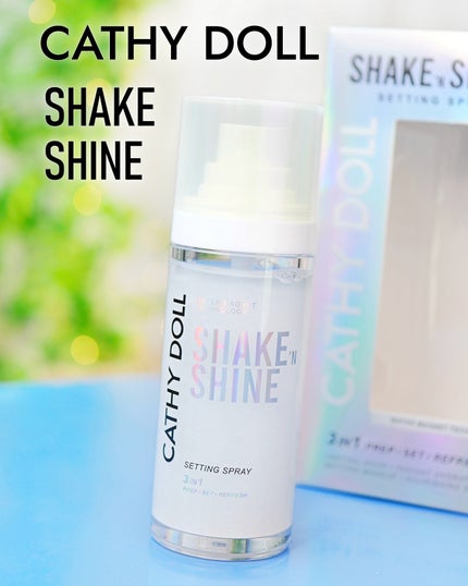 シェイクシャインセッティングスプレー/CathyDoll/フィックスミストを使ったクチコミ(1枚目)