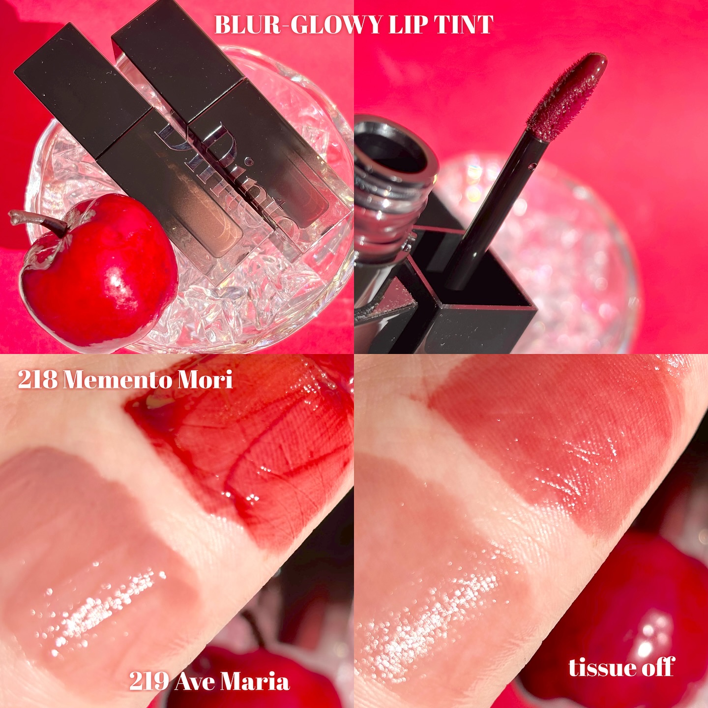 ミラーレスリップオイルグロス/Dinto/リップグロスを使ったクチコミ（3枚目）