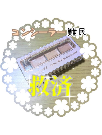 カラーミキシングコンシーラー/キャンメイク/パレットコンシーラーを使ったクチコミ(1枚目)