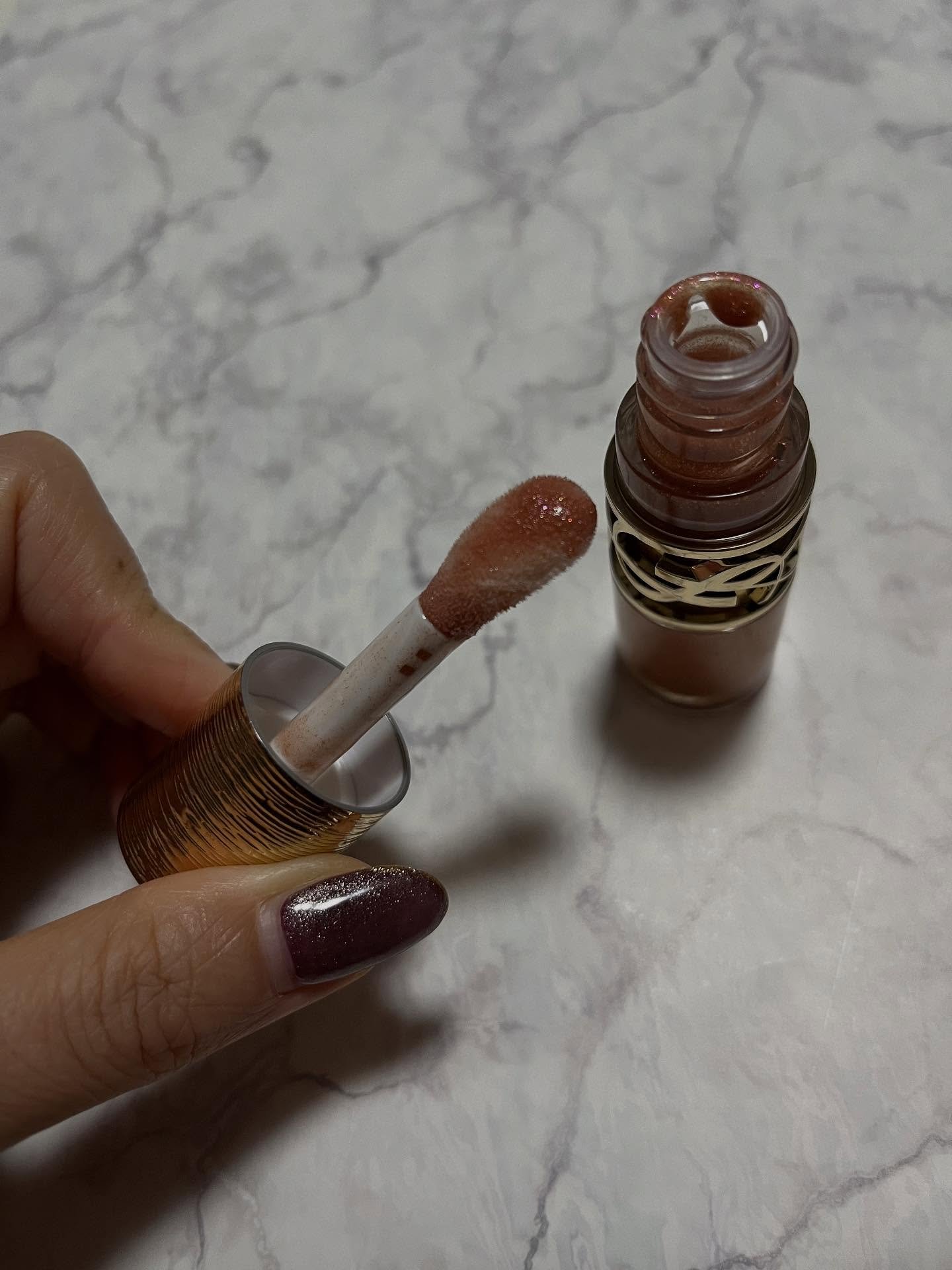 YSL ラブシャイン グロスプランパー #12 ハニー ムーン＜コレクター＞/YVES SAINT LAURENT BEAUTE/リップグロスを使ったクチコミ（2枚目）