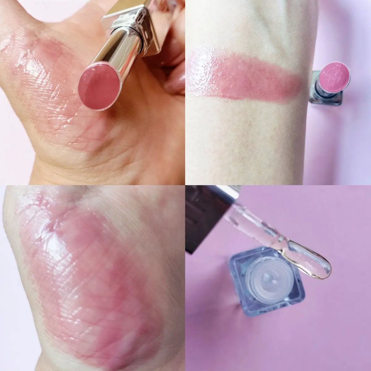 MELTING GLOW DUAL LIP 06 HUG MAUVE/TIRTIR(ティルティル)/リップバームを使ったクチコミ（2枚目）