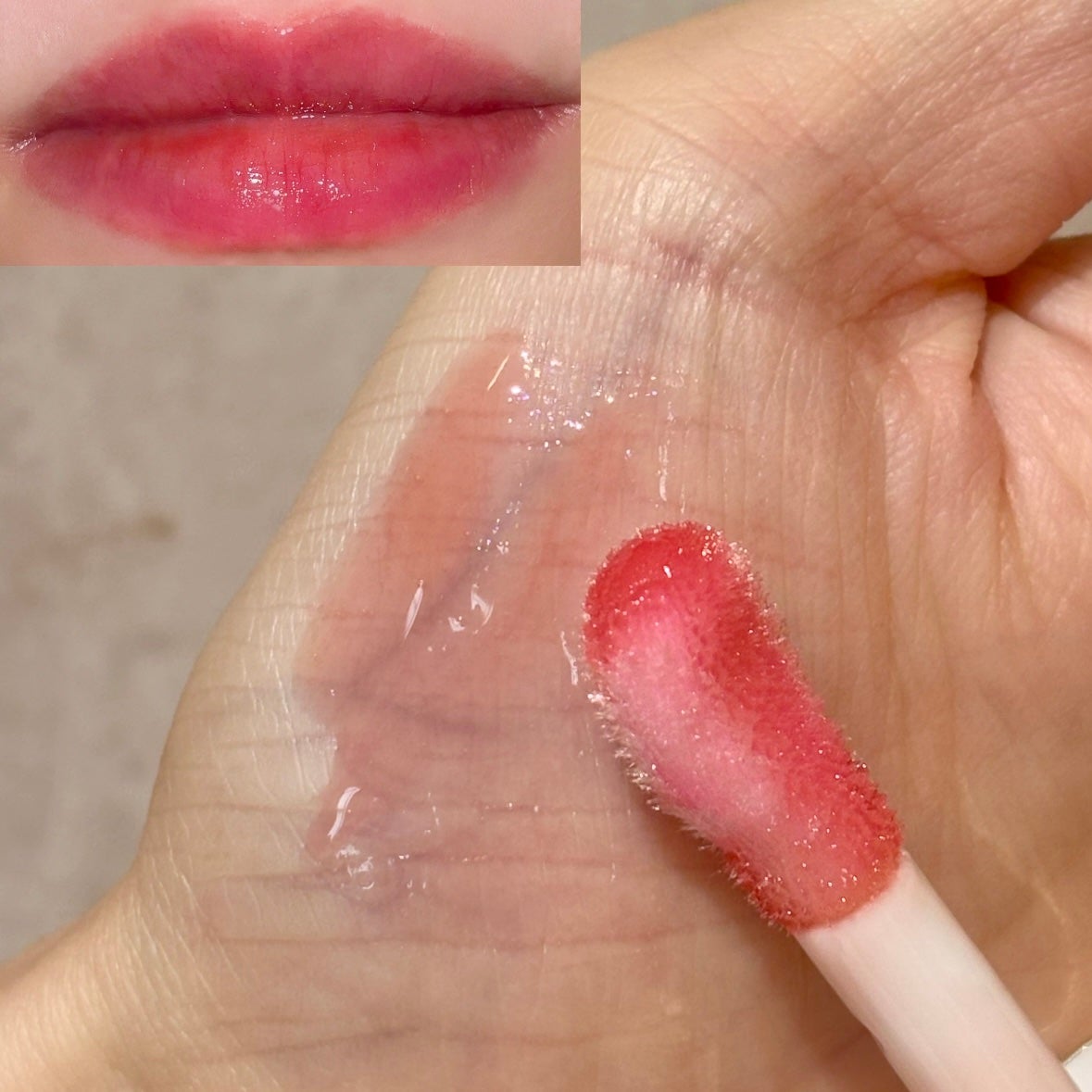 キスキス ビー グロウ オイル/GUERLAIN/リップグロスを使ったクチコミ(2枚目)