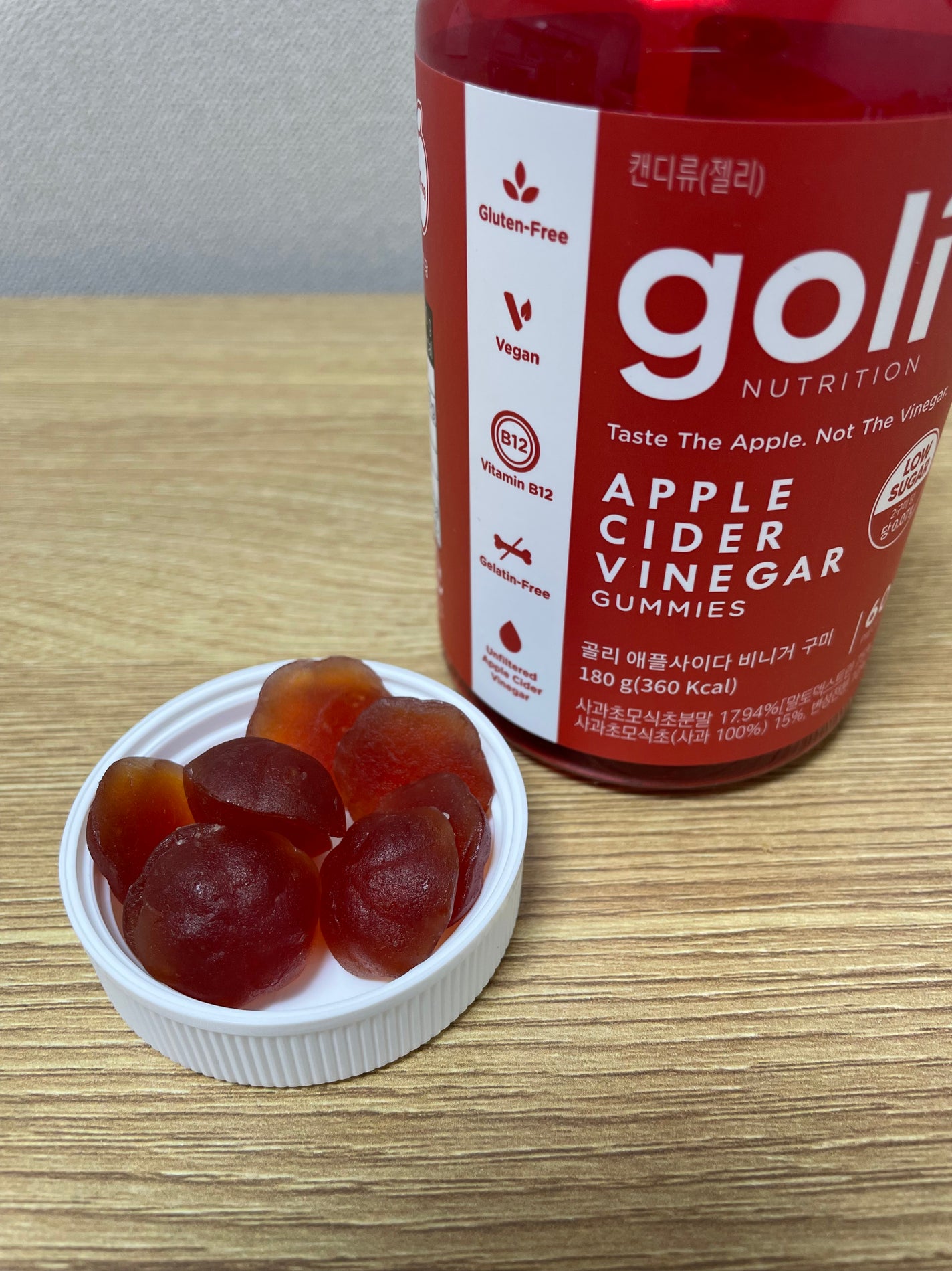 アップルサイダービネガーグミ/goli/健康サプリメントを使ったクチコミ(2枚目)