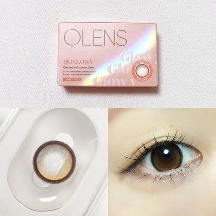 Glowy 1day/OLENS/ワンデー(1DAY)カラコンを使ったクチコミ(4枚目)