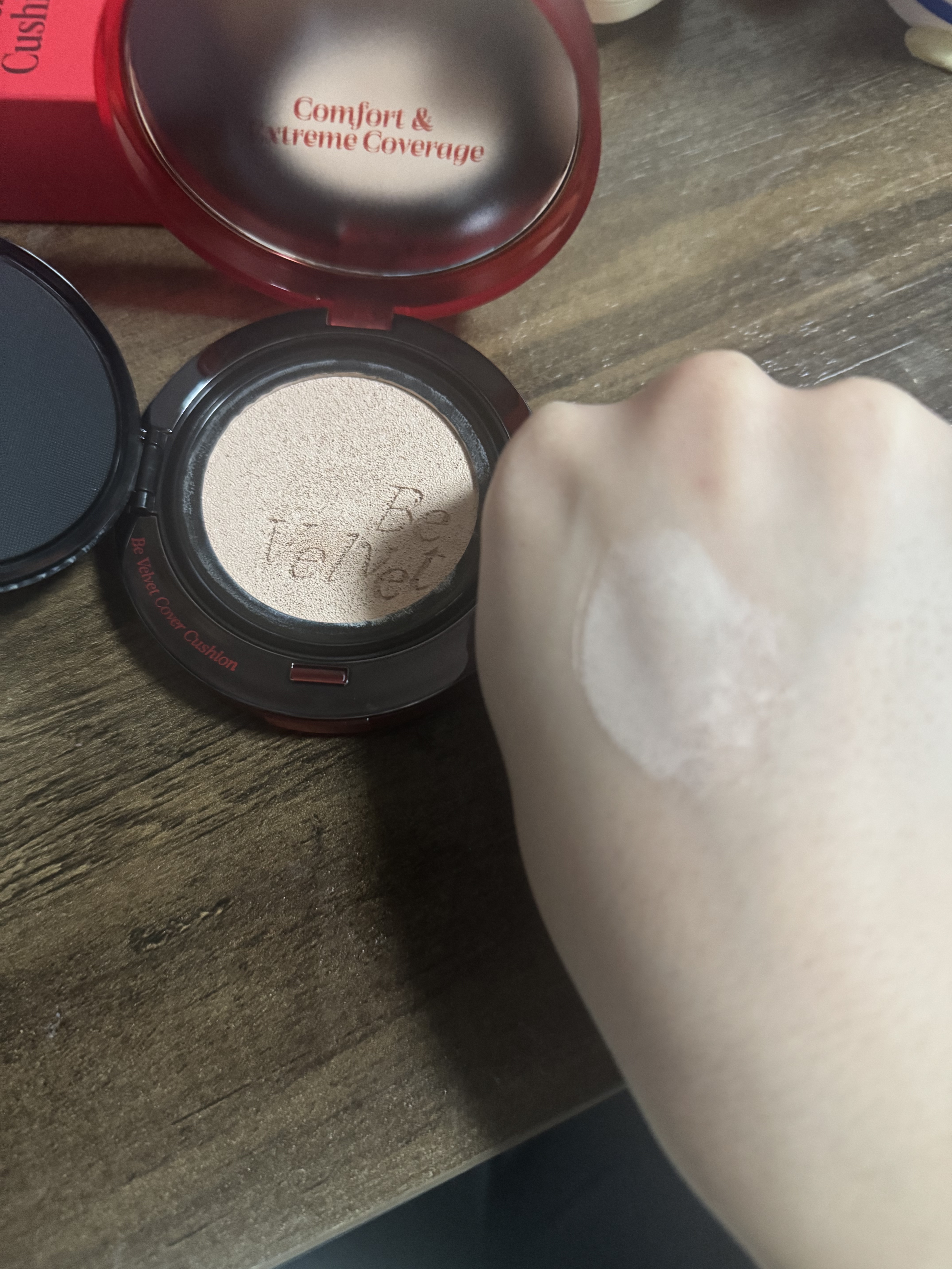 ビーベルベットカバークッション/espoir/クッションファンデーションを使ったクチコミ（2枚目）