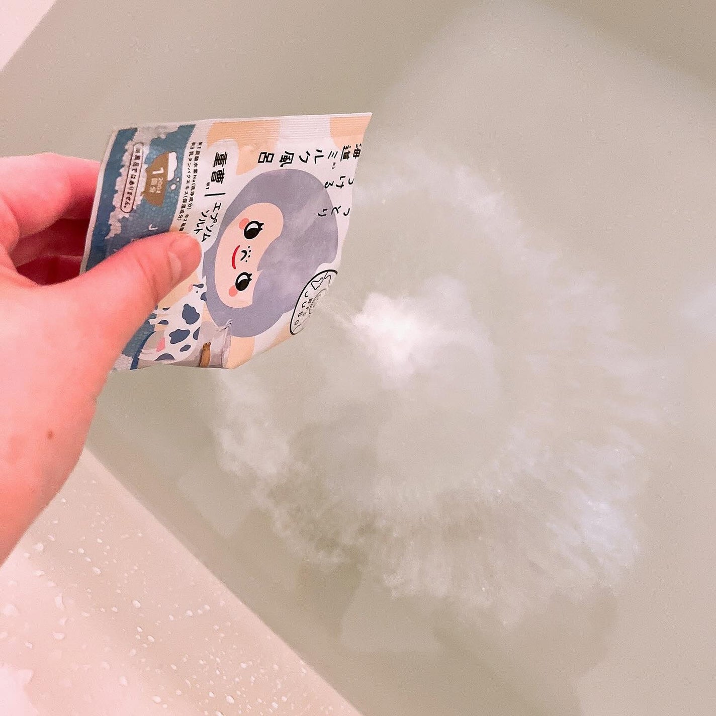 JUSO BATH POWDER/旅するJUSO/炭酸系入浴剤を使ったクチコミ(3枚目)