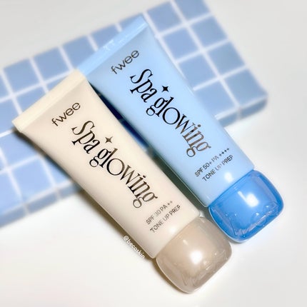 スパグロウUVトーンアップベース/fwee/化粧下地を使ったクチコミ(6枚目)