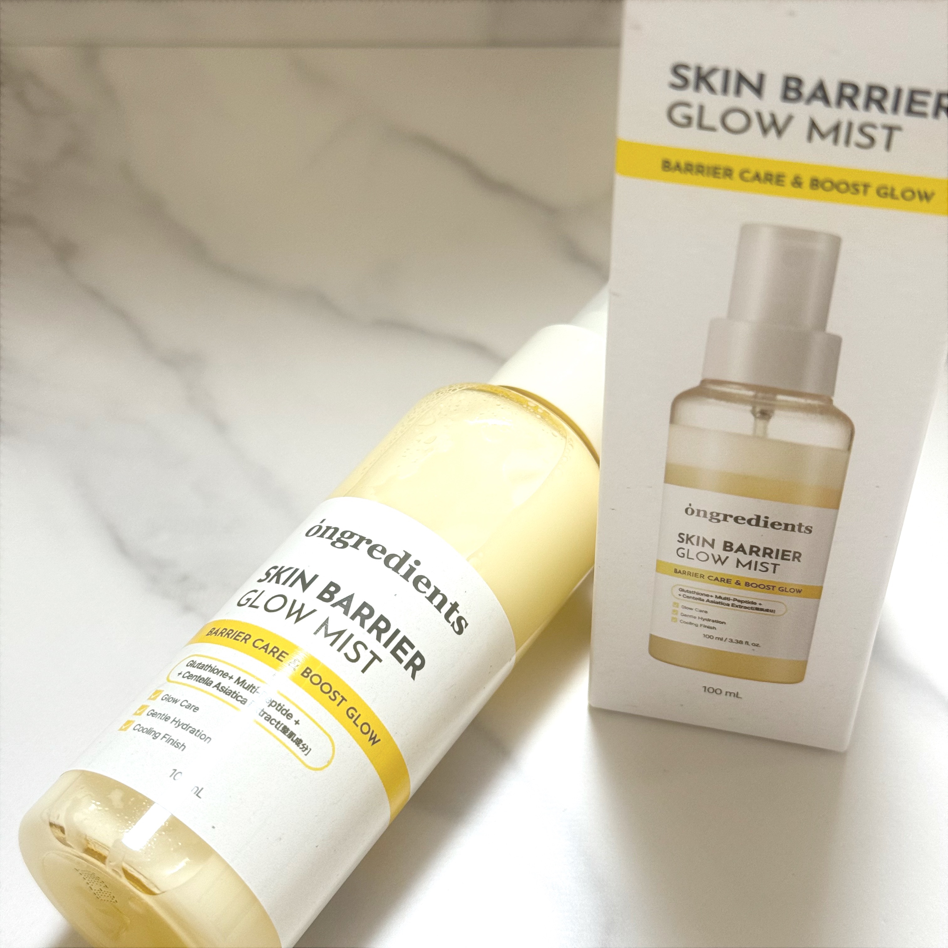 オングリディエンツ スキンバリアグローミスト/Ongredients/ミスト状化粧水を使ったクチコミ（2枚目）