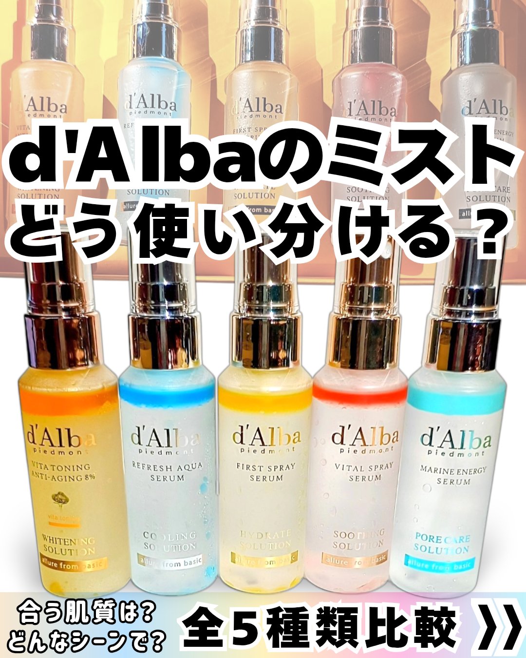 ダルバ ホワイトトリュフファーストスプレーセラム/ダルバ/ミスト状化粧水を使ったクチコミ（1枚目）