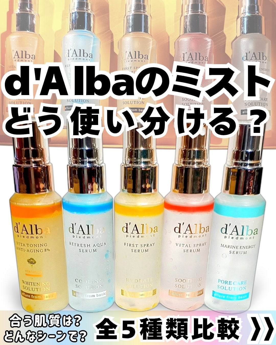 ダルバ ホワイトトリュフファーストスプレーセラム/ダルバ/ミスト状化粧水を使ったクチコミ(1枚目)