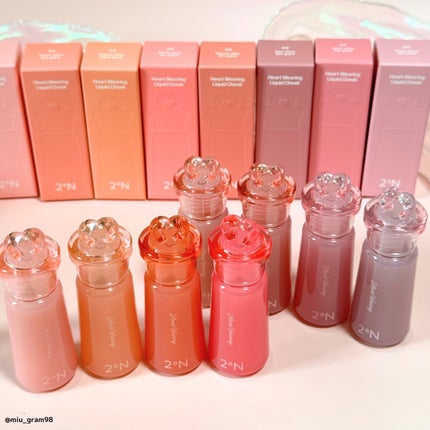 ハートウェアリングリキッドチーク/2aN/リキッドチークを使ったクチコミ(7枚目)