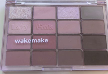 ソフトブラーリングアイパレット 10.レイジーピンクブラーリング/wakemake/アイシャドウパレットの画像