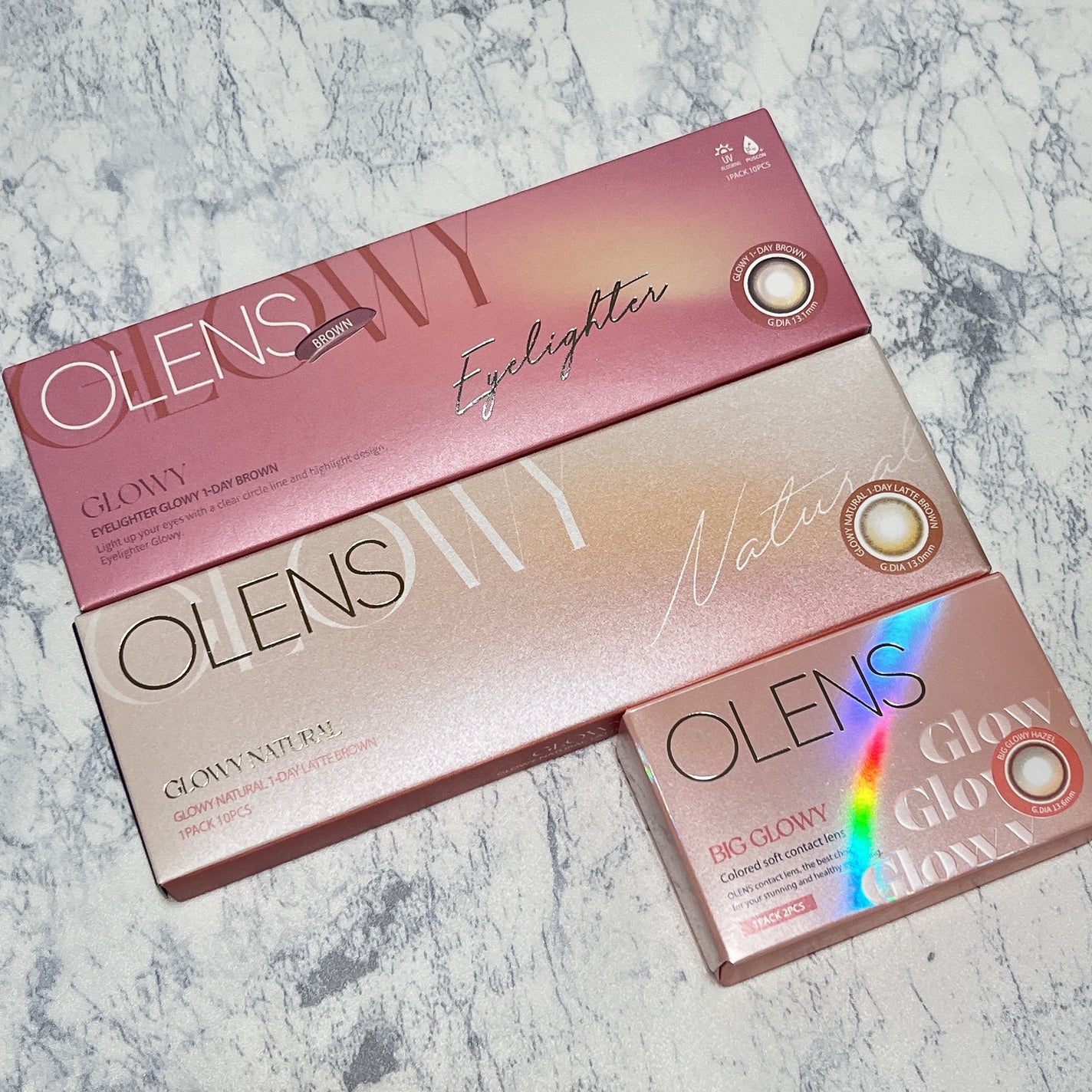 Glowy 1day/OLENS/ワンデー(1DAY)カラコンを使ったクチコミ(5枚目)