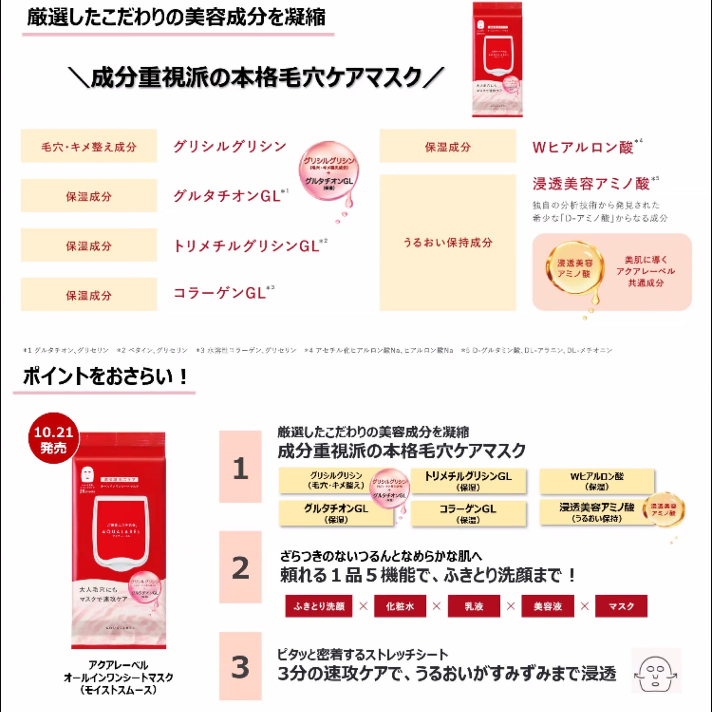 オールインワンシートマスク (モイストスムース)/アクアレーベル/シートマスク・パックを使ったクチコミ(5枚目)