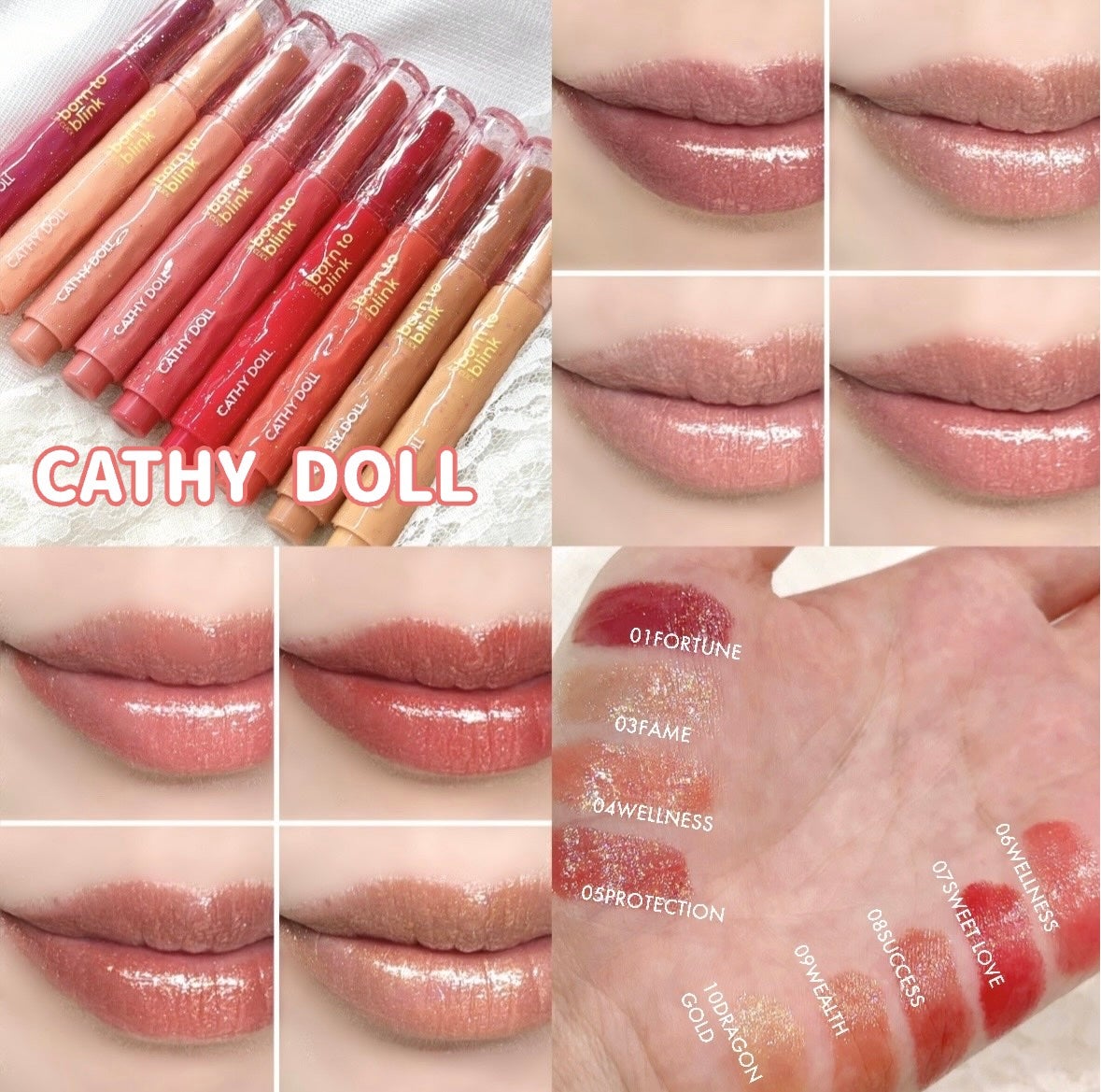 Cathy Doll ボーントゥブリンク リップクリック/CathyDoll/口紅を使ったクチコミ(1枚目)