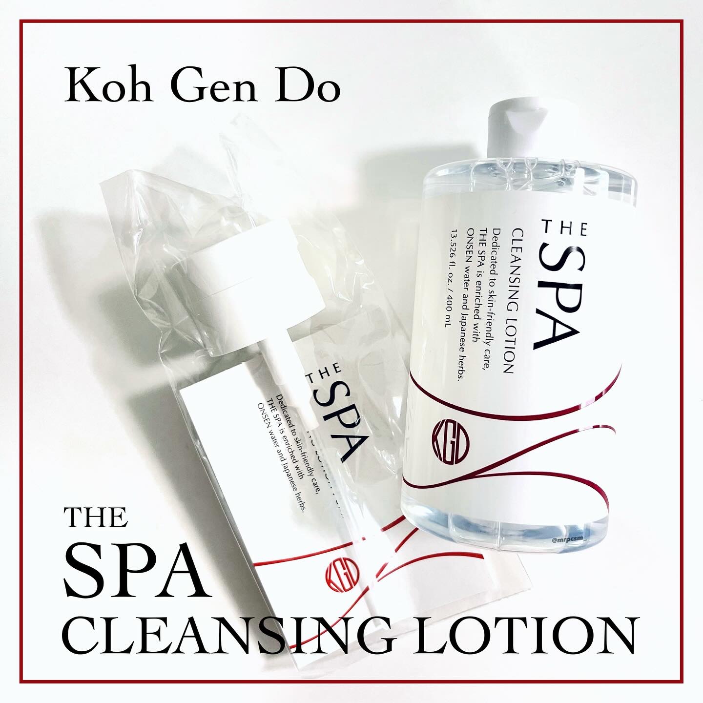 .
江原道さまからいただきました✨

✴︎江原道 THE SPA クレンジングローション

洗い流し不要のクレンジングローション✨

大容量400ml＆ポンプベッドタイプで

使いやすい(専用ポンプ別売り)😊

少しとろみのあるテクスチャ