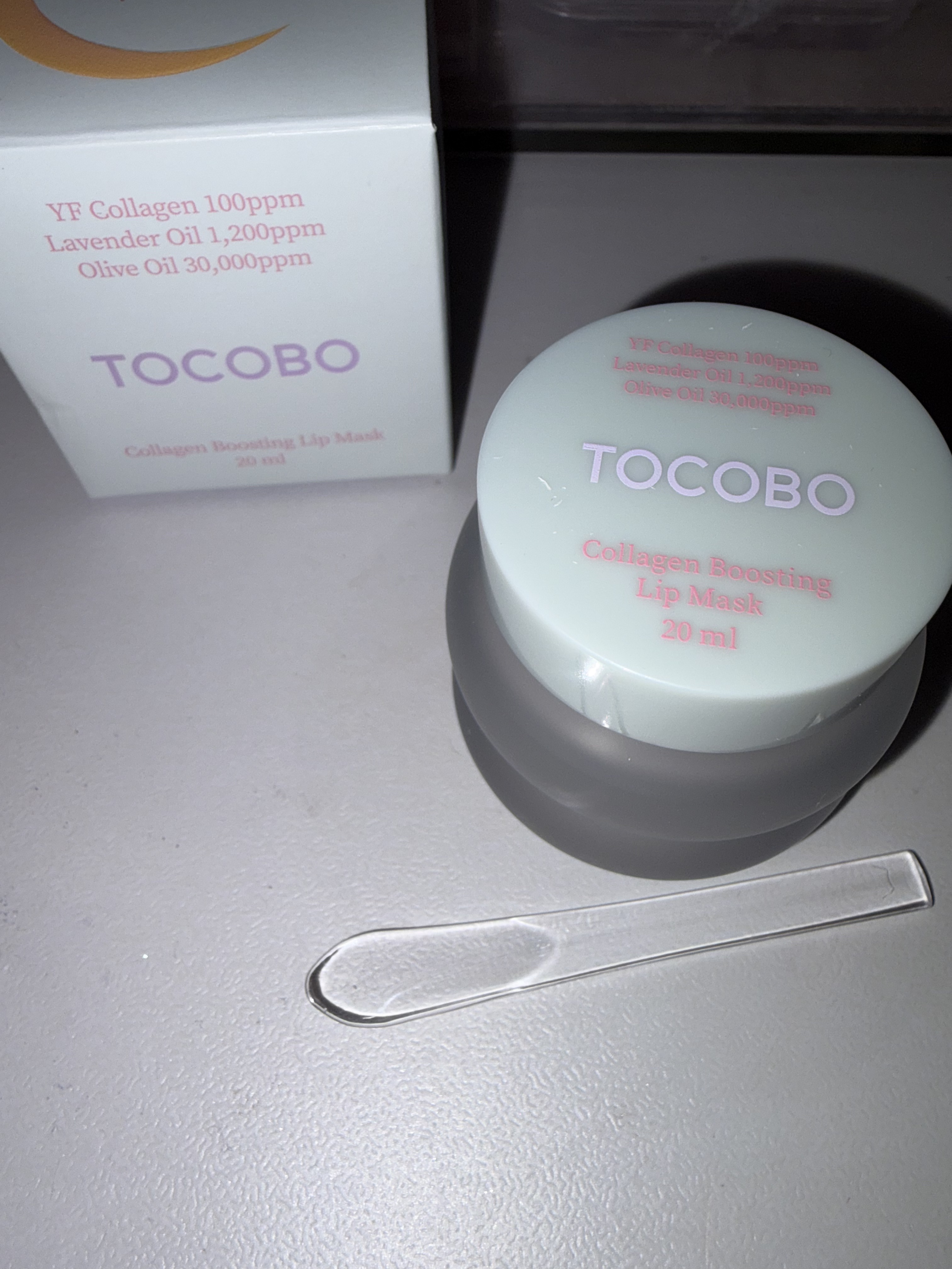 コラーゲンブースティングリップマスク/TOCOBO/リップマスクを使ったクチコミ（2枚目）