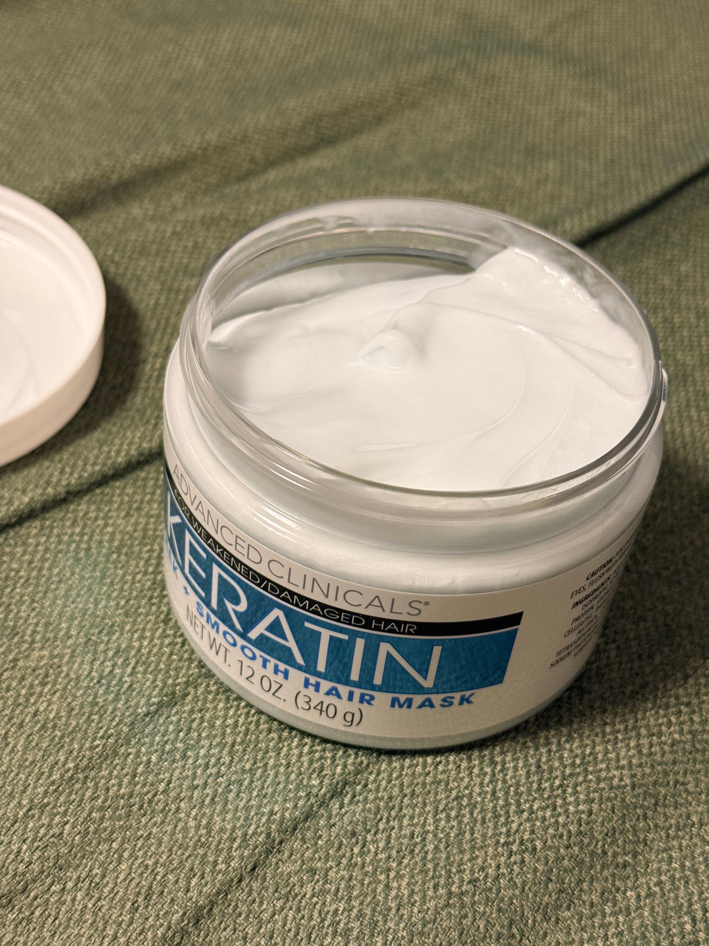 KERATIN スリーク+スムースヘアマスク/ADVANCED CLINICALS/ヘアマスク・ヘアパックを使ったクチコミ(2枚目)