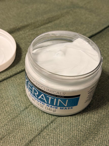 KERATIN スリーク+スムースヘアマスク/ADVANCED CLINICALS/ヘアマスク・ヘアパックを使ったクチコミ(2枚目)