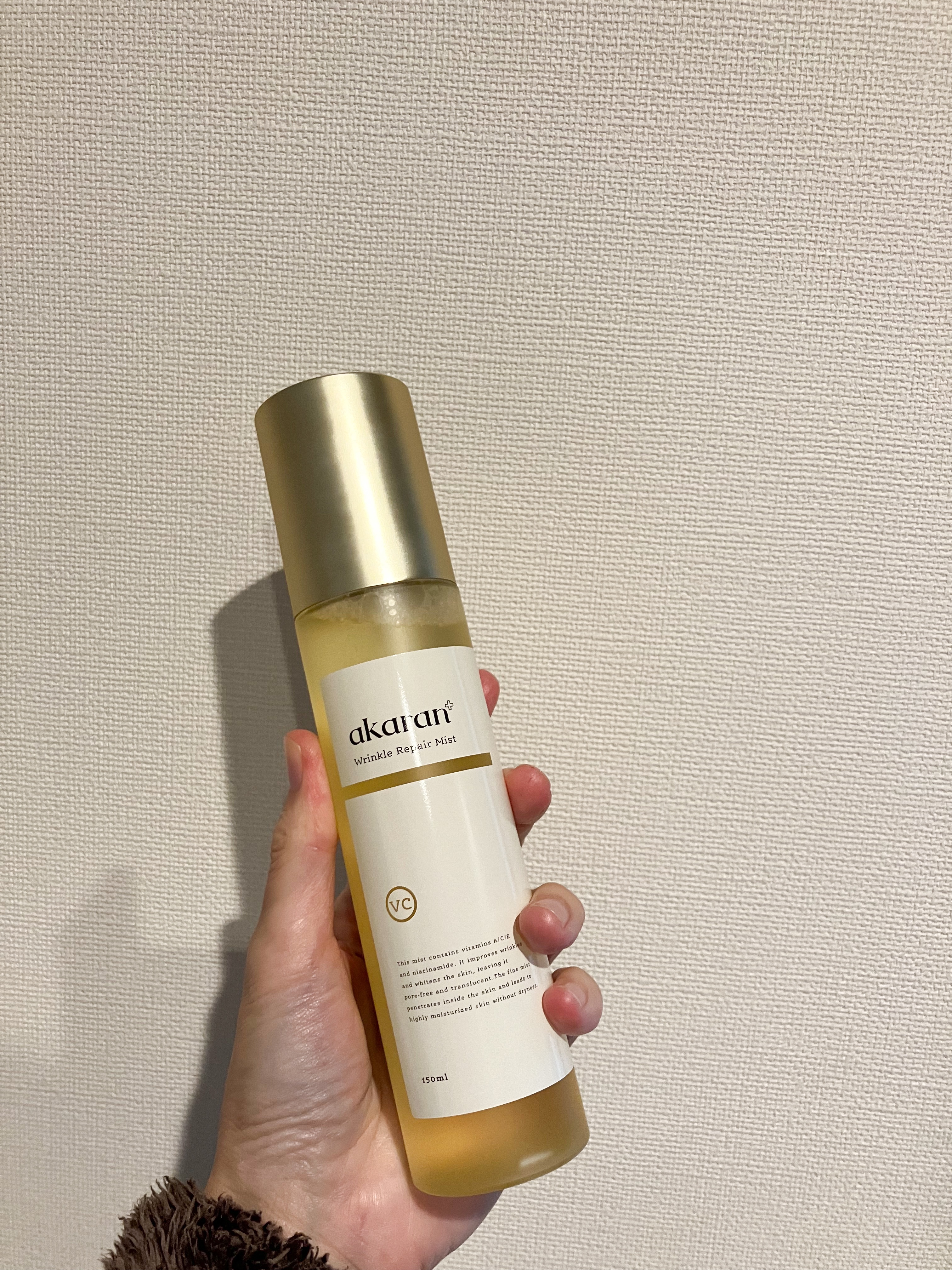 リンクルリペアミスト/akaran+/ミスト状化粧水を使ったクチコミ（2枚目）