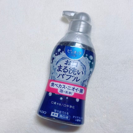 ピュオーラ 泡で出てくる洗口液 クリアミント【医薬部外品】/ピュオーラ/マウスウォッシュ・スプレーを使ったクチコミ(1枚目)