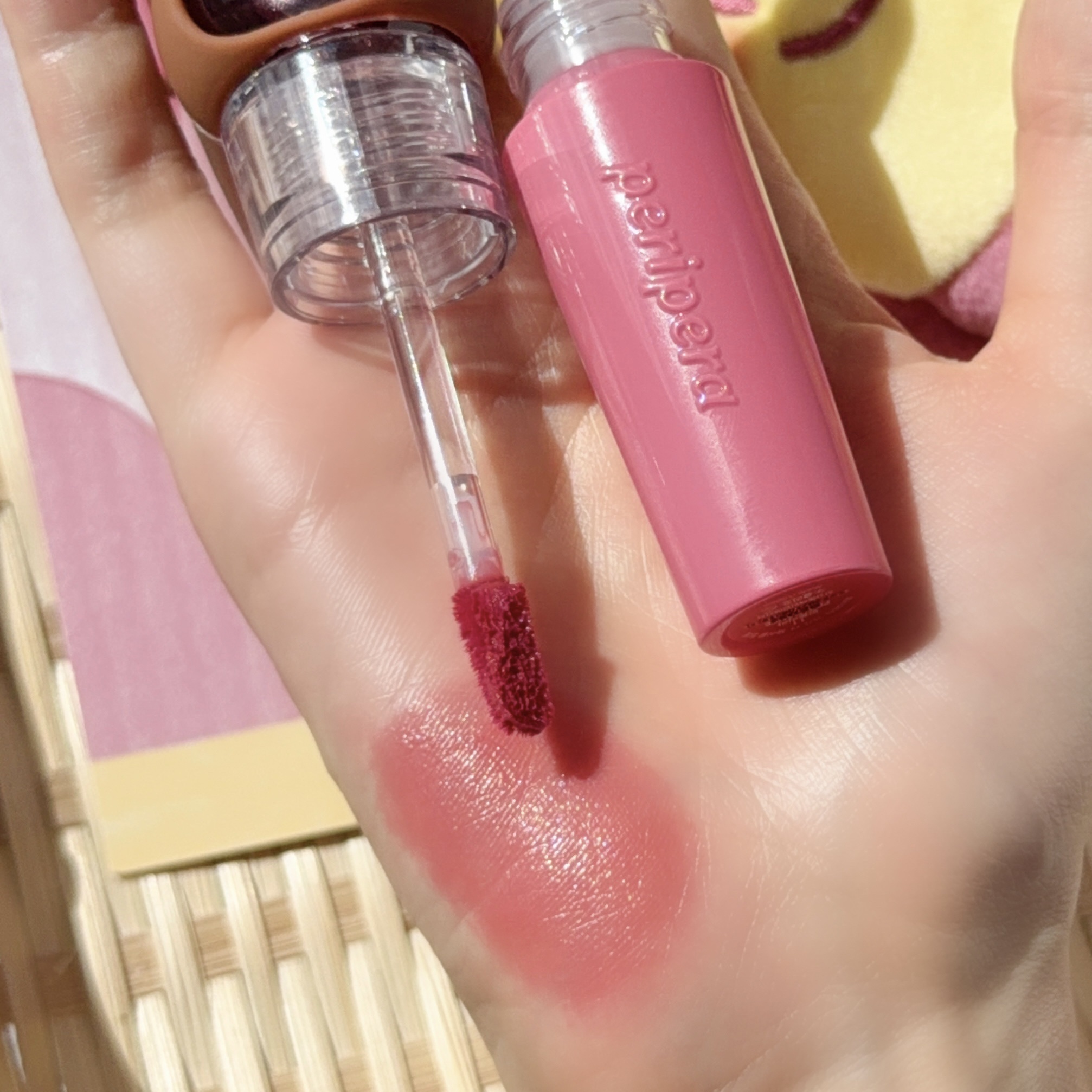 ペリペラ インク ジェラブル ティント/PERIPERA/リップティントを使ったクチコミ（3枚目）