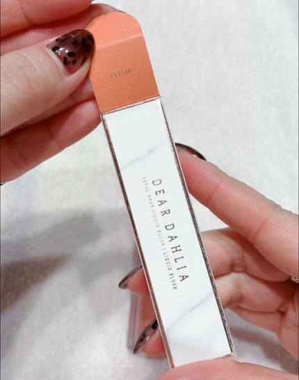 ペタルドロップリキッドブラッシャー/DEAR DAHLIA/リキッドチークを使ったクチコミ(2枚目)
