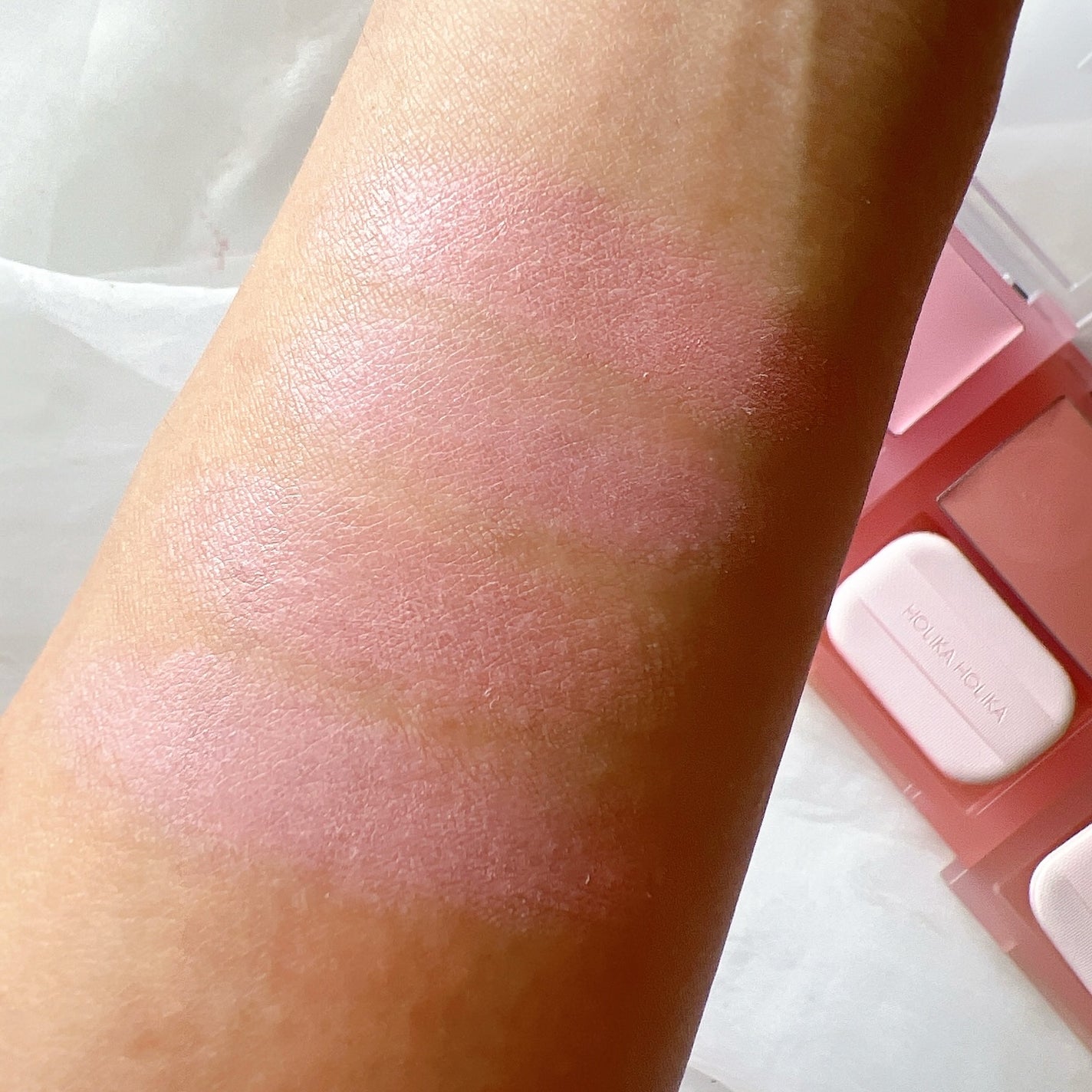 ティンテッドミルククリームブラッシュ /HOLIKA HOLIKA/ジェル・クリームチークを使ったクチコミ(7枚目)