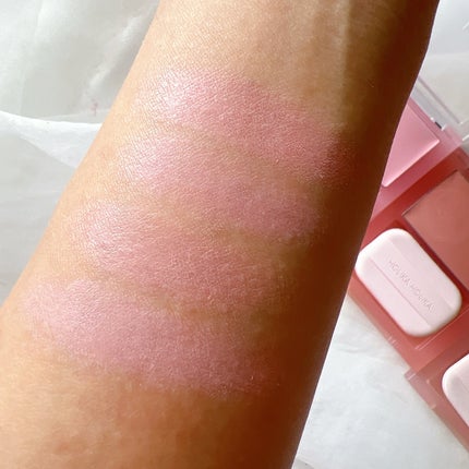 ティンテッドミルククリームブラッシュ /HOLIKA HOLIKA/ジェル・クリームチークを使ったクチコミ(7枚目)