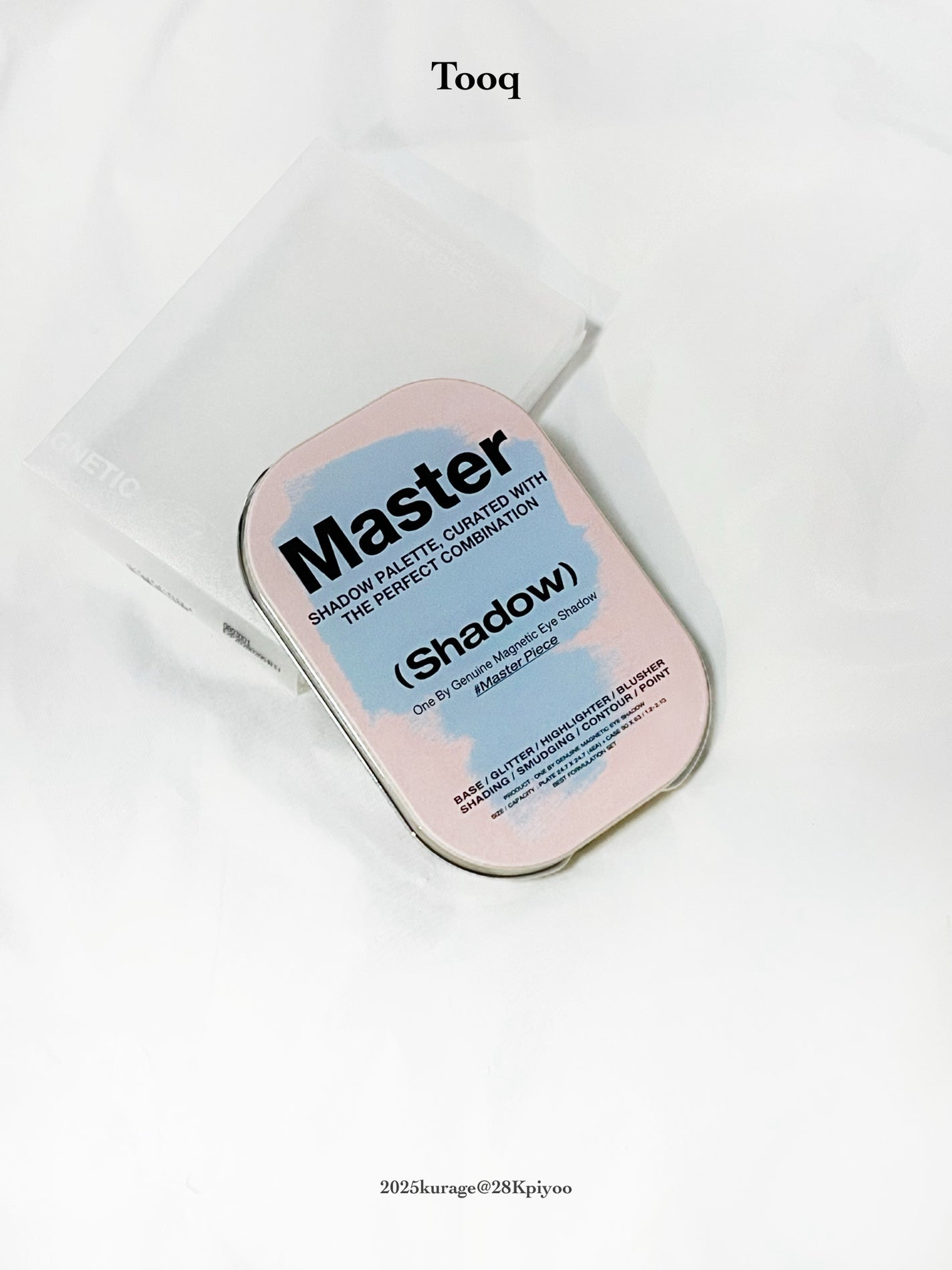 ワンバイジェニュインマグネティックアイシャドウ 4色パレット/Tooq/アイシャドウパレットを使ったクチコミ(4枚目)