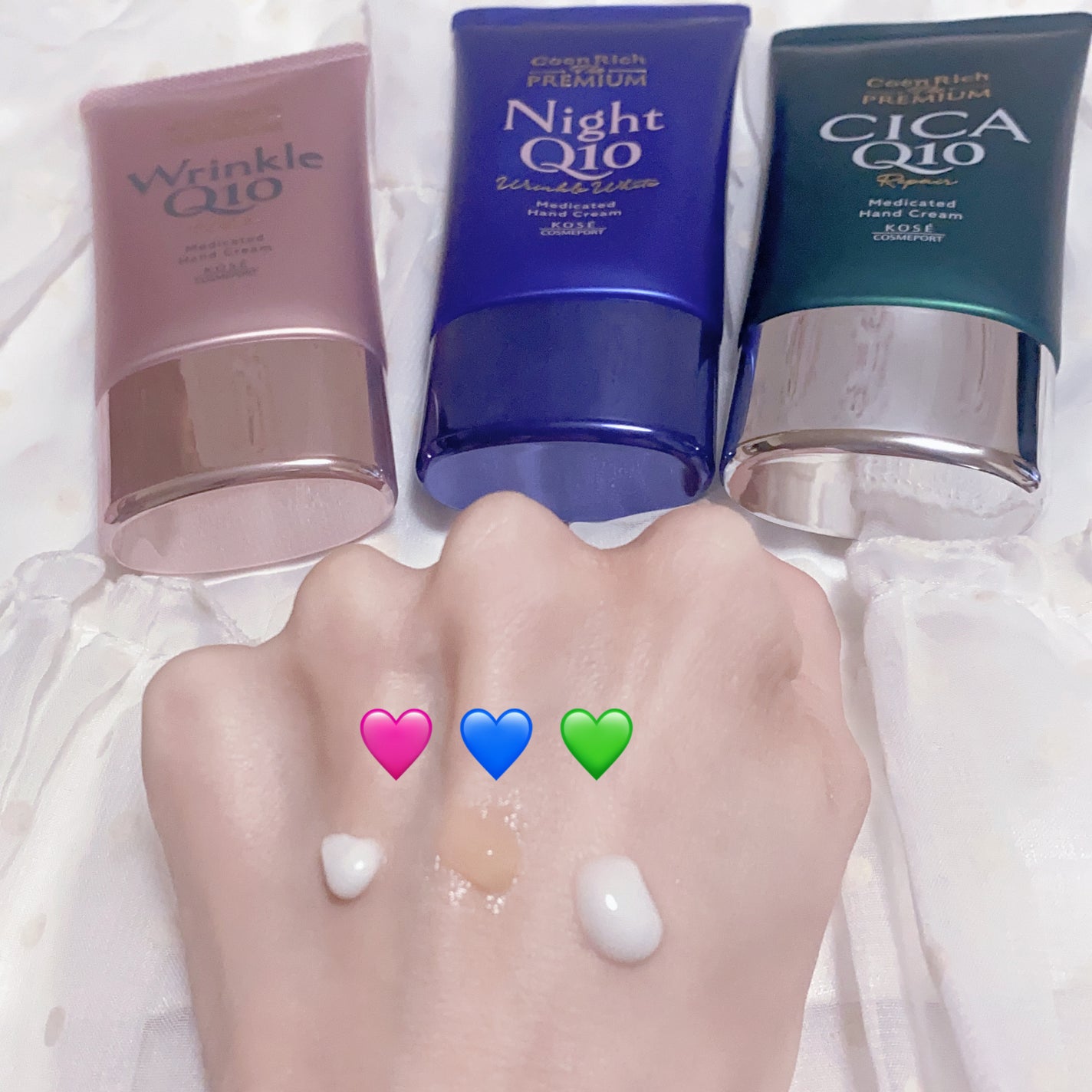 コエンリッチ ザ プレミアム 薬用リンクルホワイト ハンドクリーム/コエンリッチQ10/ハンドクリームを使ったクチコミ(3枚目)