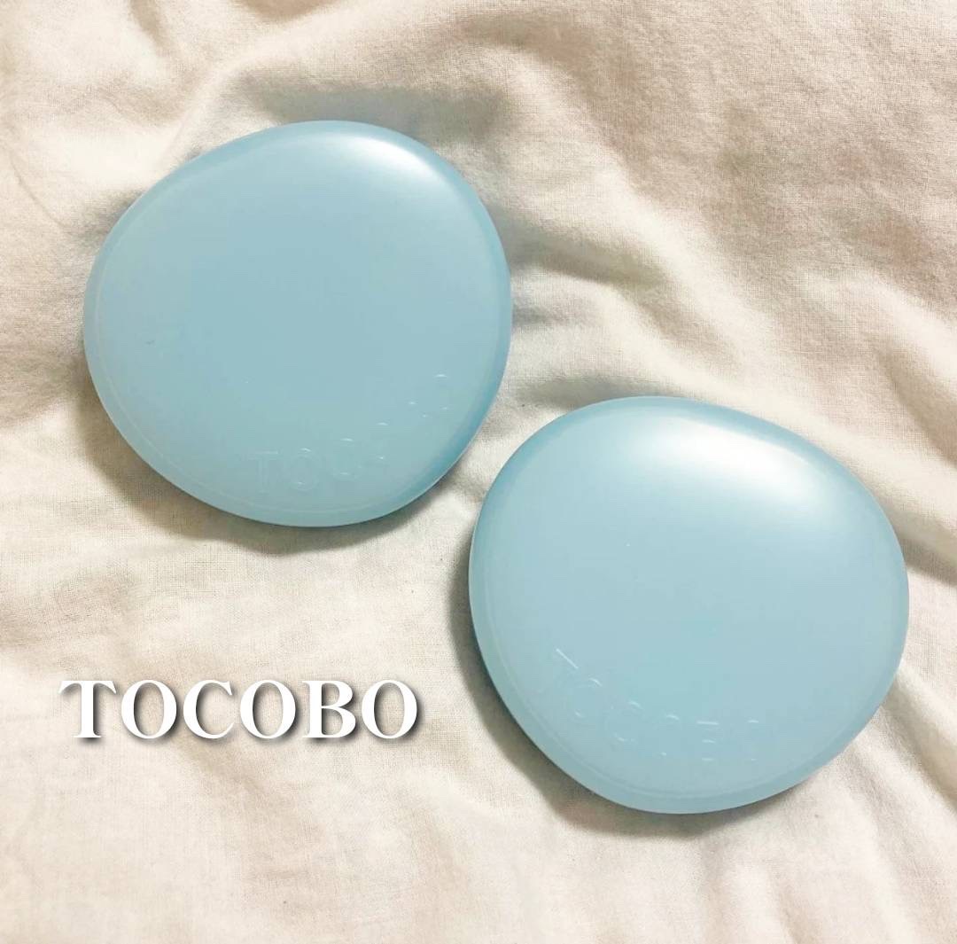ブラーフィニッシュサンクッション/TOCOBO/日焼け止めパウダーを使ったクチコミ（1枚目）