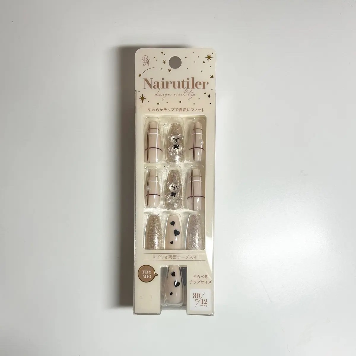 Nairutiler ネイルティア　ネイルチップ/ビー・エヌ/ネイルチップ・パーツを使ったクチコミ（1枚目）