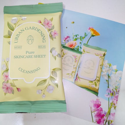 ピュアスキンケアシート/アーバンガーデニング/クレンジングシートを使ったクチコミ(1枚目)