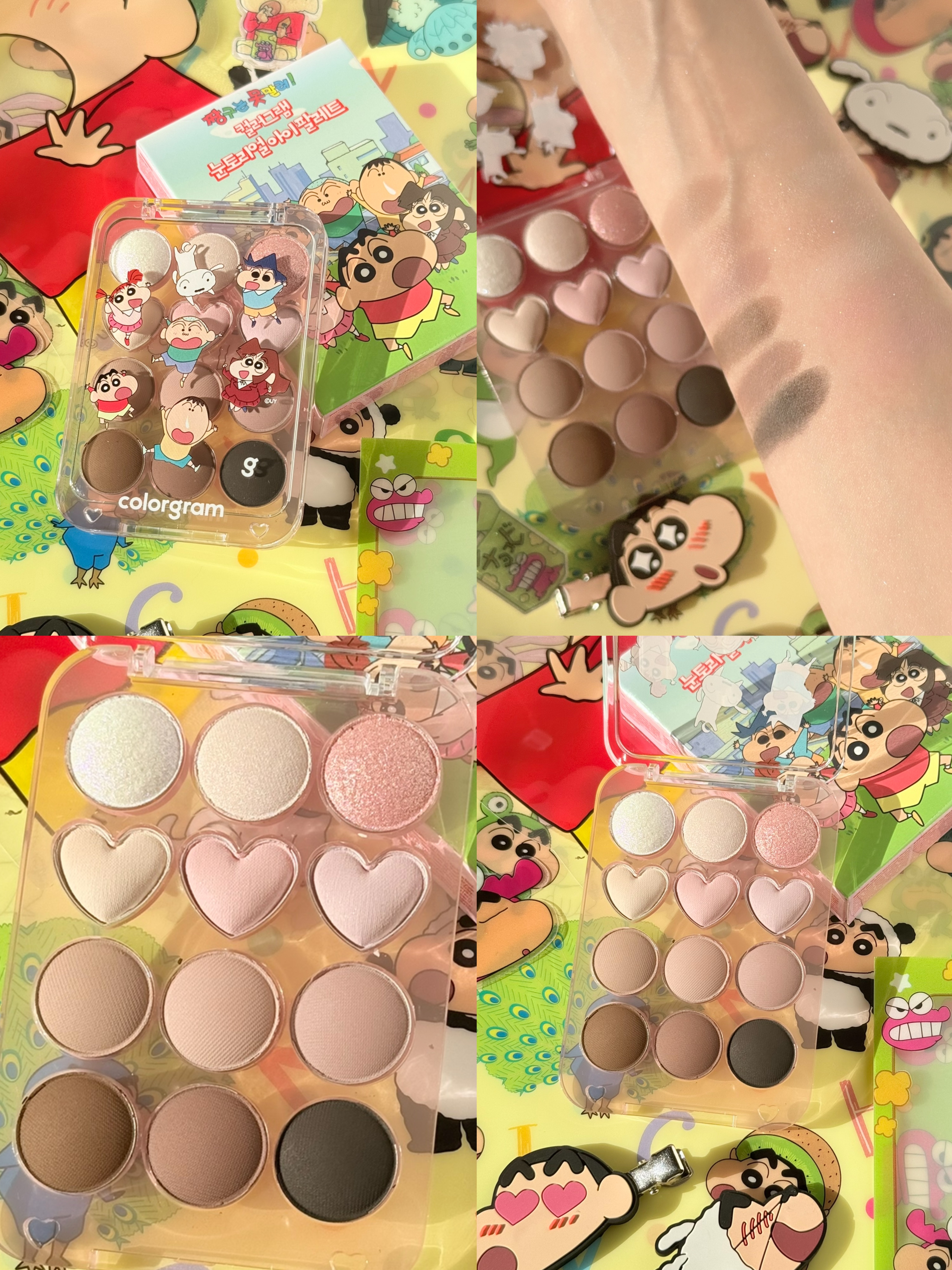 目元チュートリアルアイパレット/Colorgram/アイシャドウパレットを使ったクチコミ（3枚目）