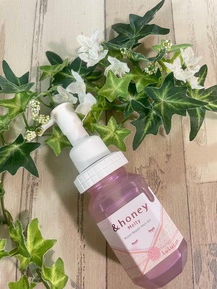 ぱすかる on LIPS 「&honeyアンドハニーメルティモイストリペアルルルンヘアオイ..」(2枚目)