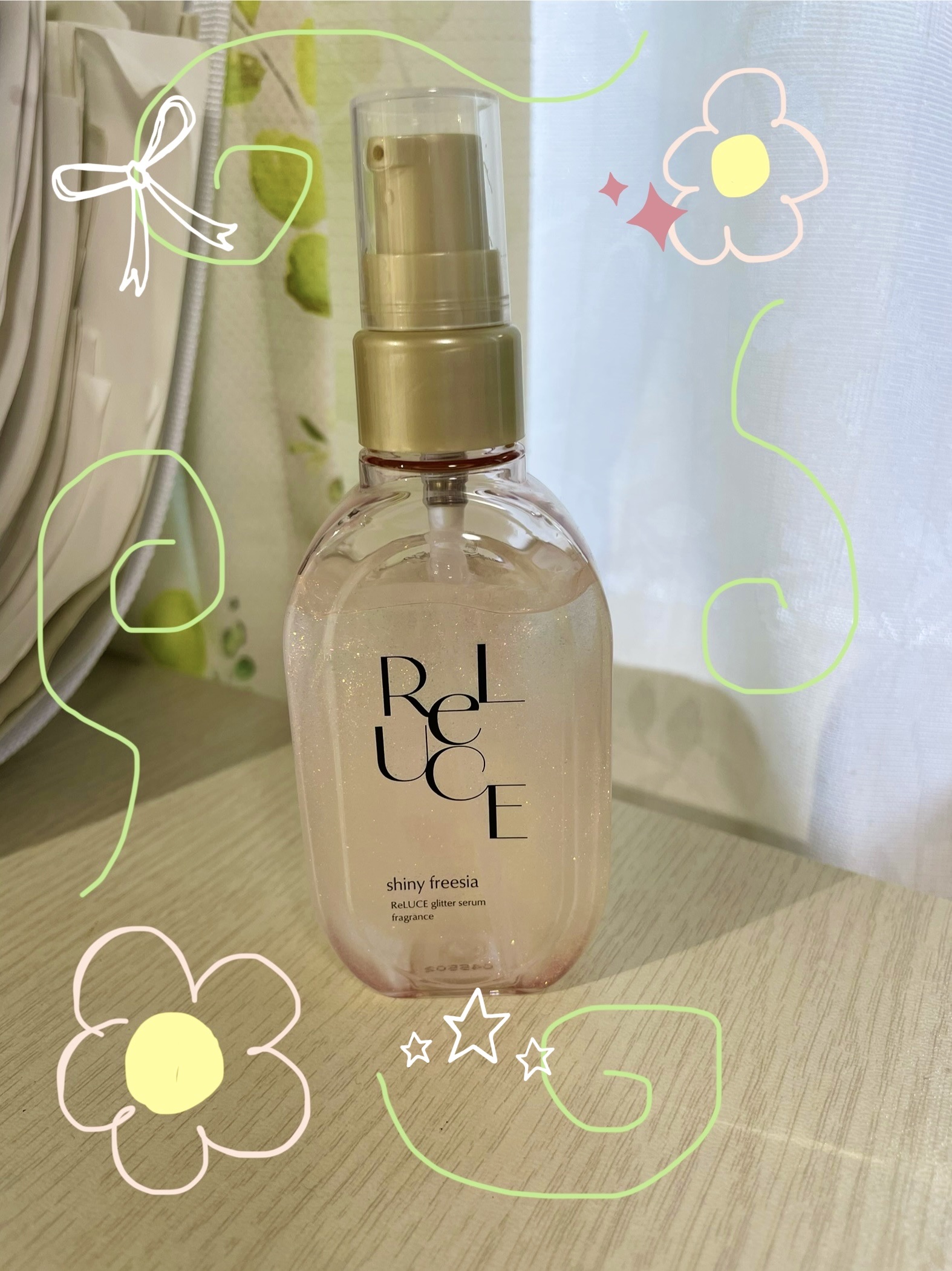 リルーチェ グリッターセラムフレグランス シャイニーフリージア/ReLUCE/香水(その他)を使ったクチコミ（1枚目）