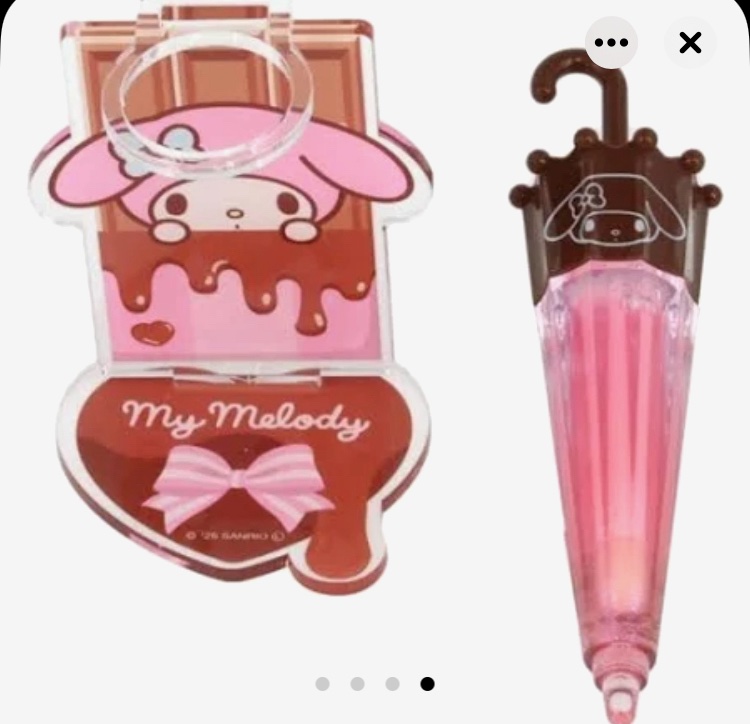 パラソルチョコ風リップグロス/SHOBIDO/リップグロスを使ったクチコミ（3枚目）