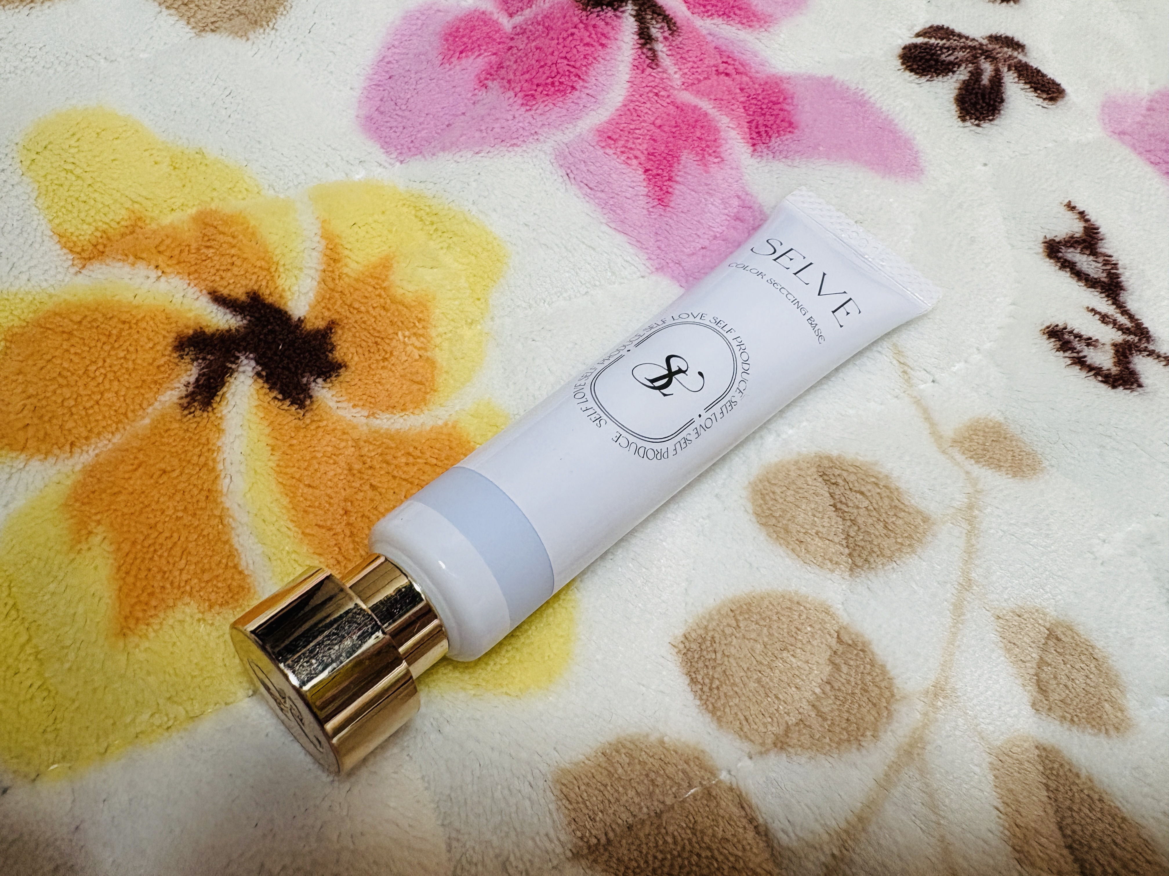 カラーセッティングベース 03 ブルー/SELVE/化粧下地を使ったクチコミ（1枚目）