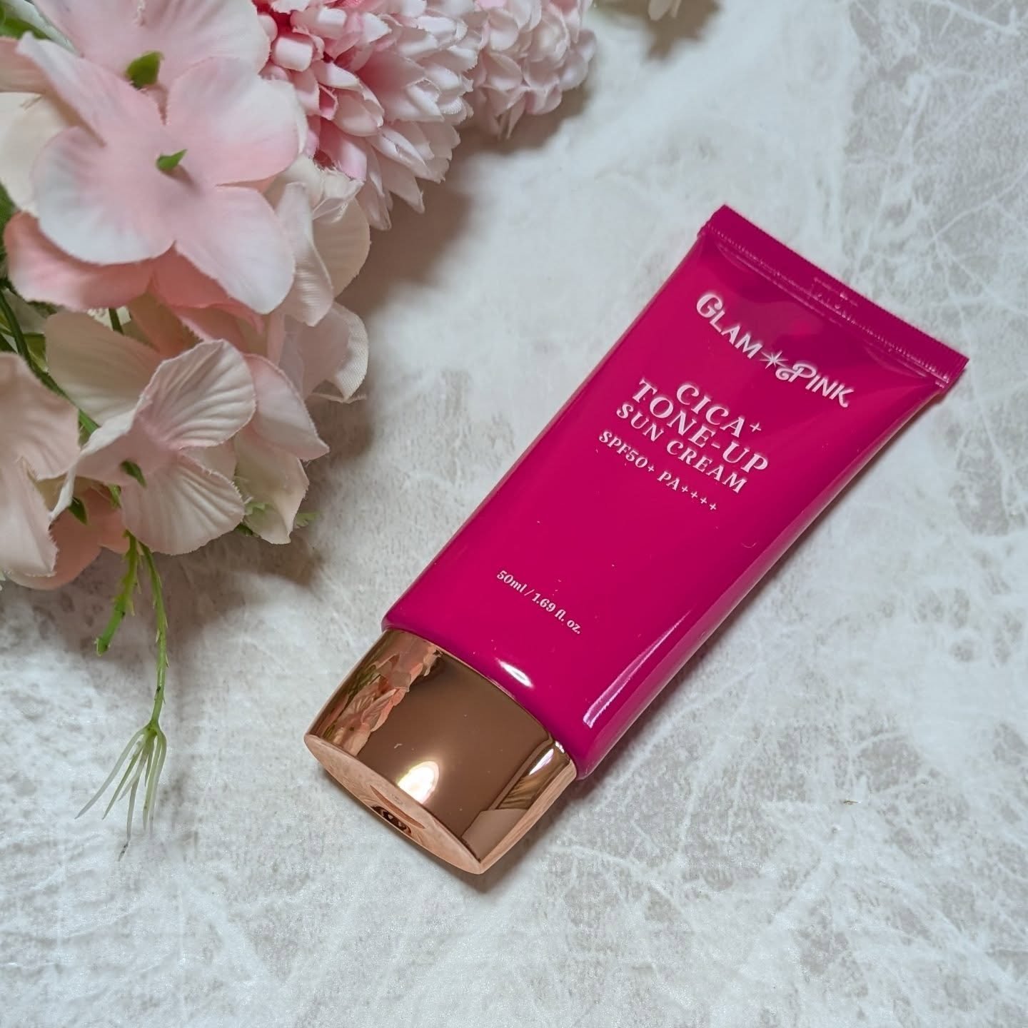 シカプラス トーンアップ サンスクリーン/Glam Pink/日焼け止めクリームを使ったクチコミ（2枚目）