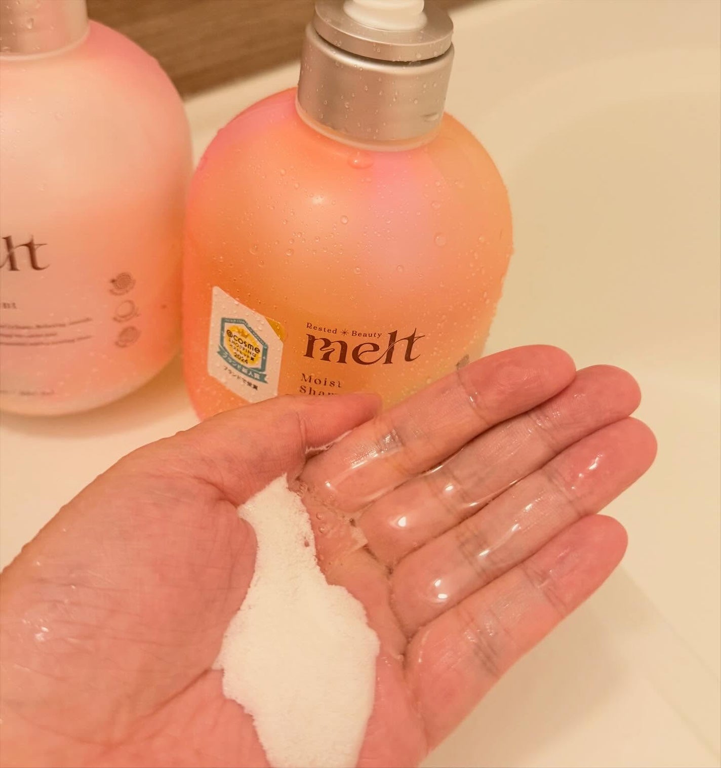 メルト モイストシャンプー/トリートメント/melt/市販シャンプーを使ったクチコミ(4枚目)