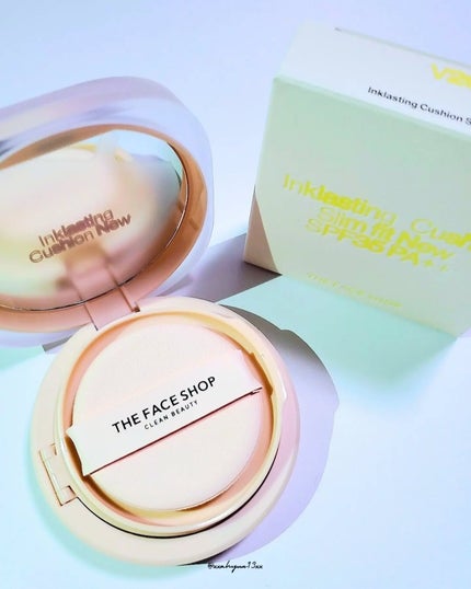 インクラスティングクッションファンデーション/THE FACE SHOP/クッションファンデーションを使ったクチコミ(2枚目)