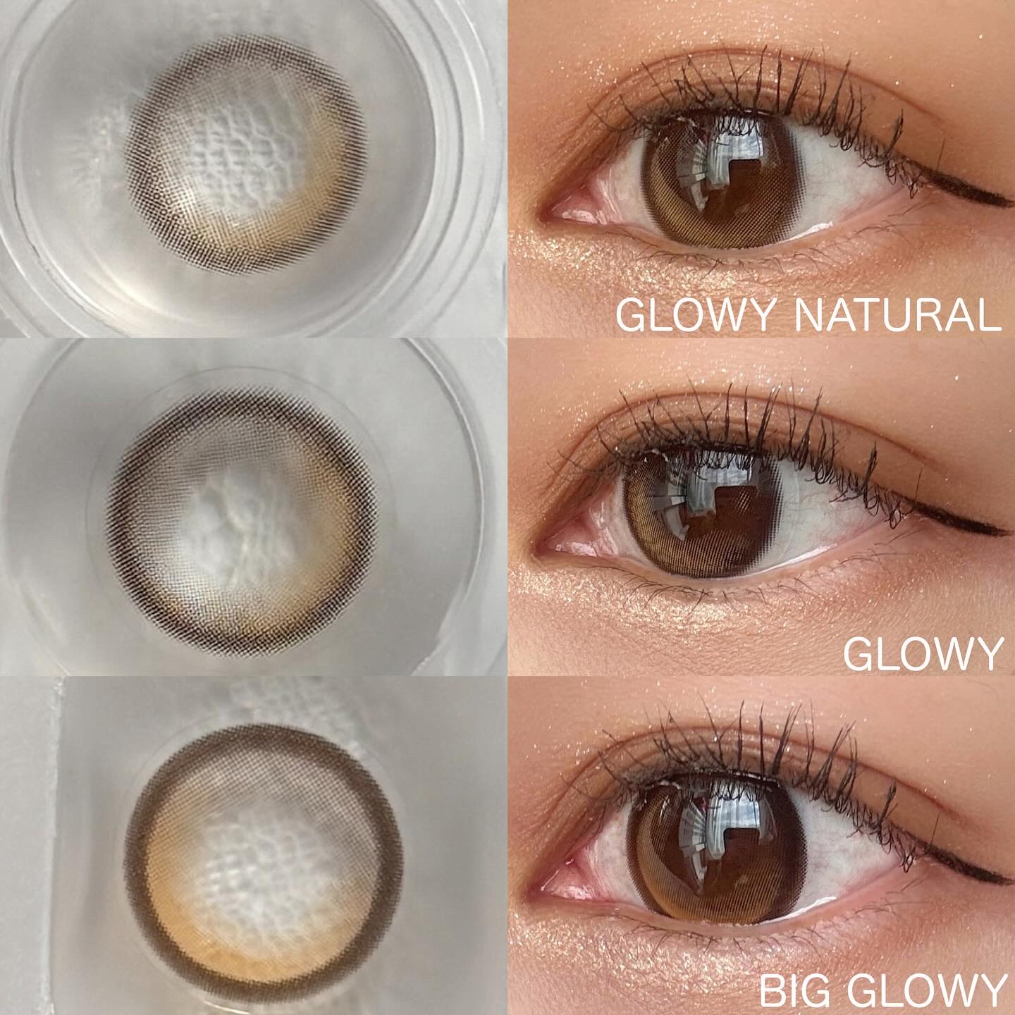 Glowy Natural 1Day/OLENS/カラーコンタクトレンズを使ったクチコミ（3枚目）